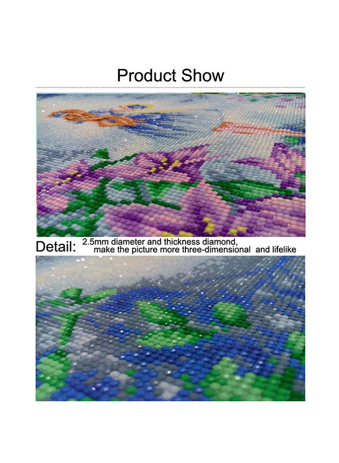 DIY 5D Needlework Crystal Diamond Painting Multicolour  - Image 2
