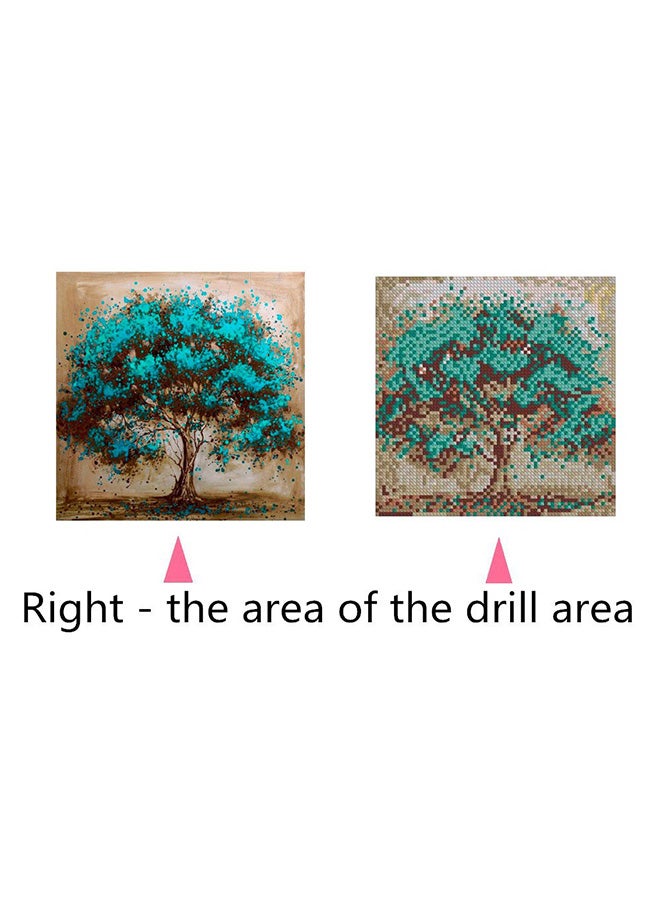 DIY 5D Needlework Crystal Diamond Painting Multicolour 25x25centimeter  - Image 2
