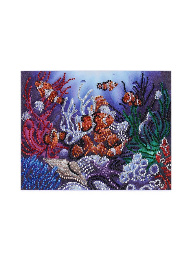 DIY 5D Needlework Crystal Diamond Painting Multicolour 25x30cm  - Image 2