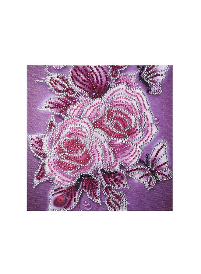 DIY 5D Needlework Crystal Diamond Painting Multicolour 25x25cm  - Image 1
