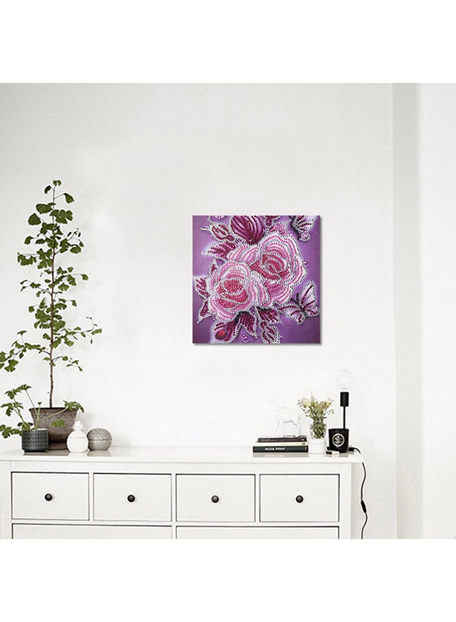 DIY 5D Needlework Crystal Diamond Painting Multicolour 25x25cm  - Image 2