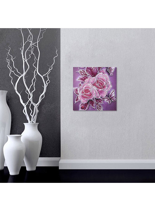 DIY 5D Needlework Crystal Diamond Painting Multicolour 25x25cm  - Image 4