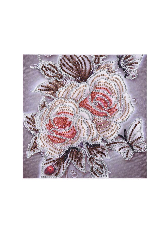 DIY 5D Needlework Crystal Diamond Painting Multicolour 25x25centimeter  - Image 1