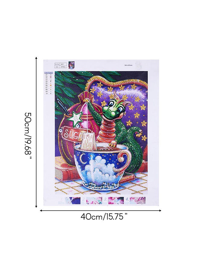 DIY 5D Colorful Diamond Painting Multicolour 40X50cm  - Image 4