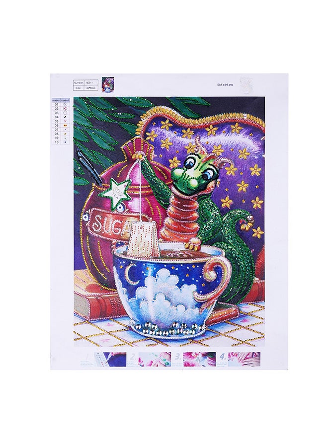 DIY 5D Colorful Diamond Painting Multicolour 40X50cm  - Image 1