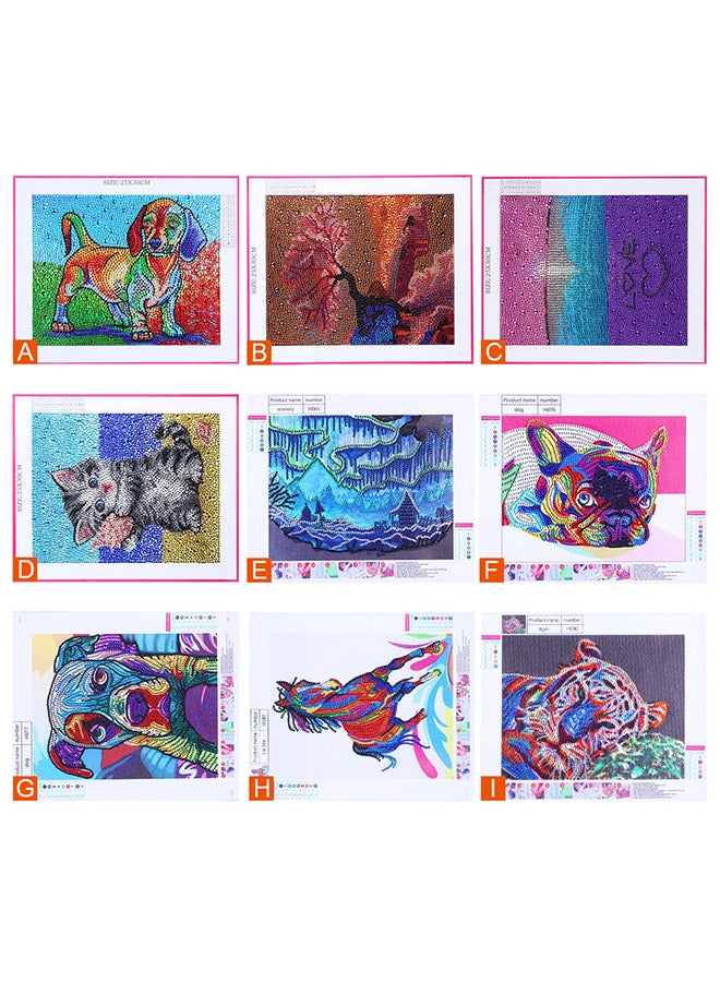 DIY 5D Colorful Diamond Decorative Painting Multicolour 25x30centimeter  - Image 2