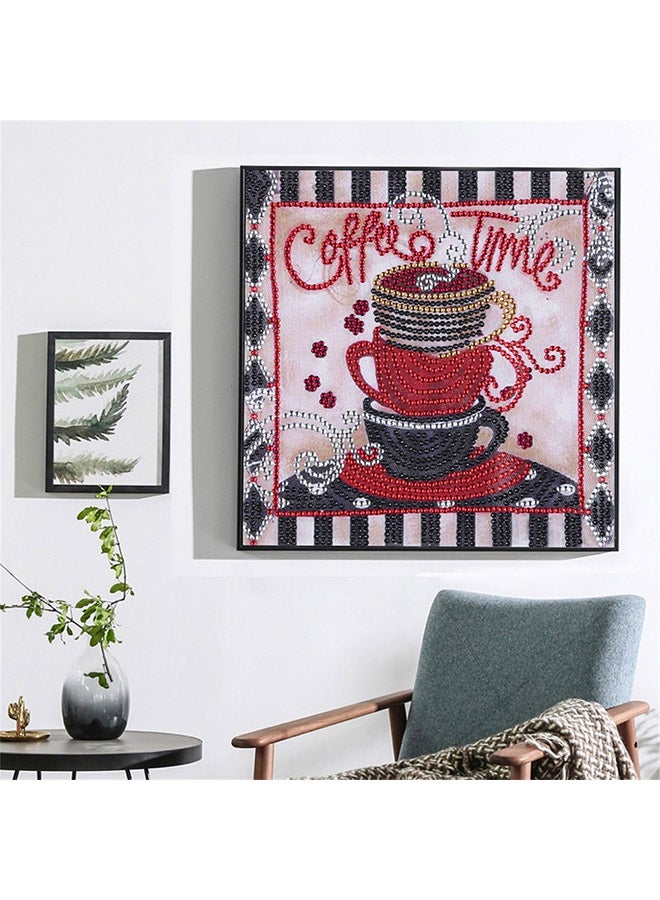 DIY 5D Colorful Diamond Painting Multicolour 25x25centimeter  - Image 2