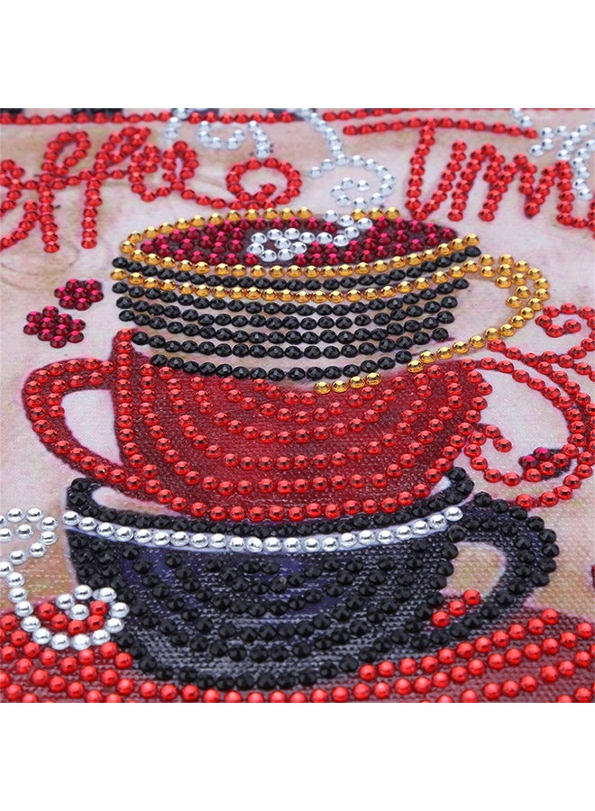 DIY 5D Colorful Diamond Painting Multicolour 25x25centimeter  - Image 3