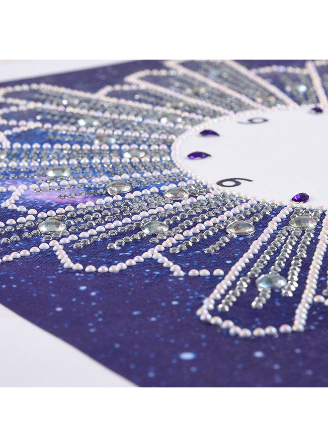 DIY 5D Watch Shape Diamond Painting For Wall Decoration Multicolour 35x35cm  - Image 3