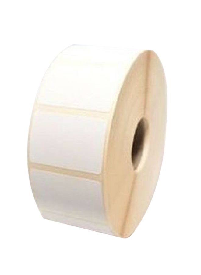 Generic 1100-Piece Barcode Label White 