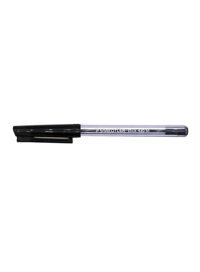 Plastic Ballpoint Pen Clear/Black - v1562851789/N27623992A_1