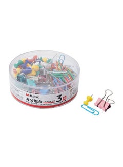 Set Stick With Pin And Clasp Multicolour