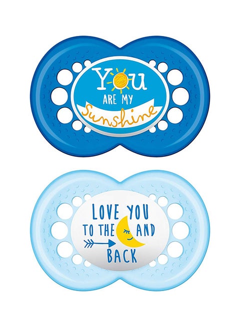 2-Piece Attitude Design Collection Pacifier