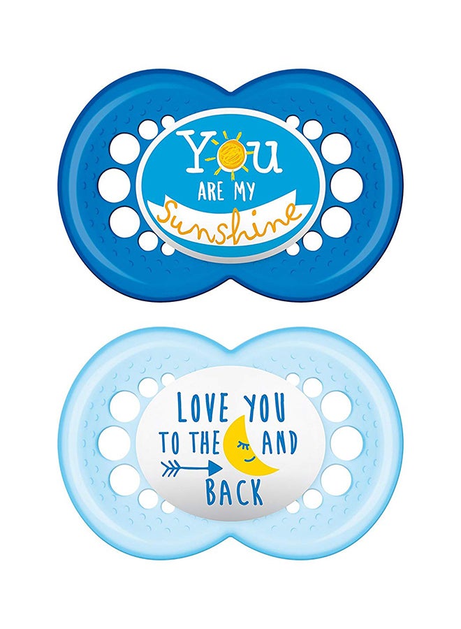 2-Piece Attitude Design Collection Pacifier