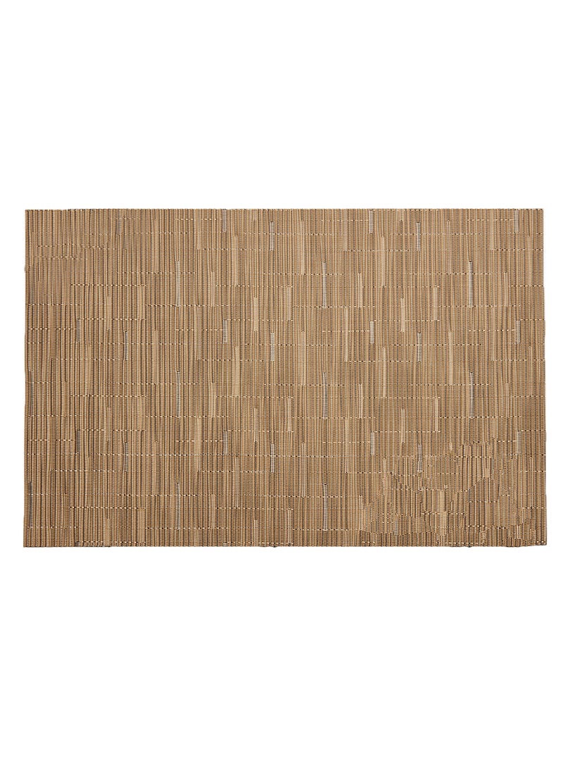 TD HOME 6-Piece Crossweave Placemat Set Brown 45 x 30centimeter  - Image 2