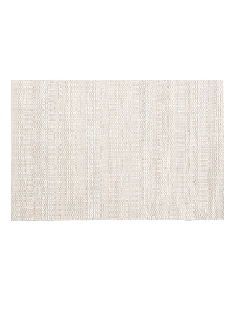 TD HOME 6-Piece Crossweave Placemat Set White 45 x 30cm  - Image 2