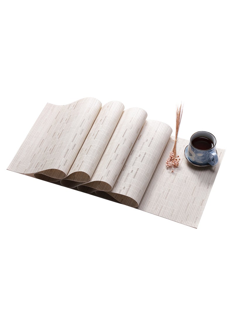 TD HOME Crossweave Washable Table Cloth White 180 x 30centimeter  - Image 2