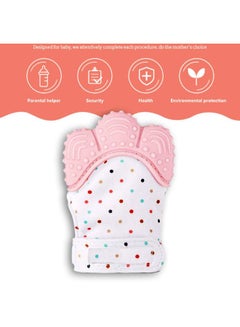Huifen Self-Soothing Silicone Baby Teething Mitten Glove  - Image 2