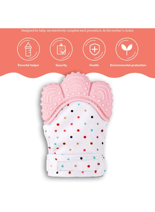 Huifen Self-Soothing Silicone Baby Teething Mitten Glove  - Image 2