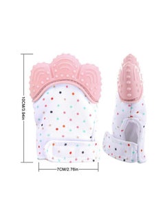 Huifen Self-Soothing Silicone Baby Teething Mitten Glove  - Image 4