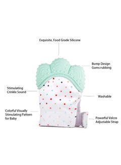 OPACC Self-Soothing Silicone Baby Teething Mitten Glove  - Image 2