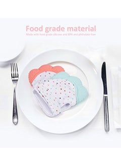 OPACC Self-Soothing Silicone Baby Teething Mitten Glove  - Image 4