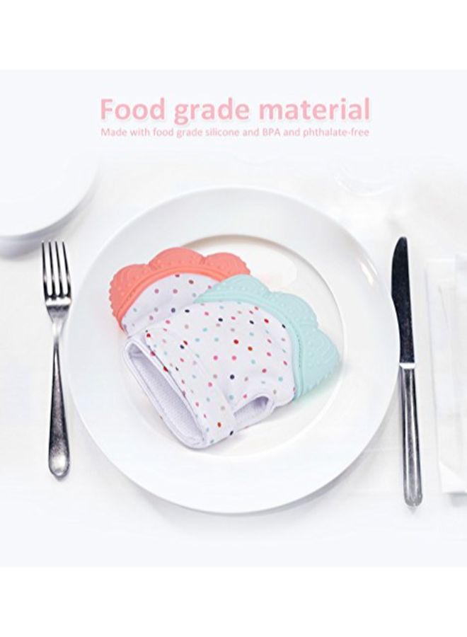 OPACC Self-Soothing Silicone Baby Teething Mitten Glove  - Image 4