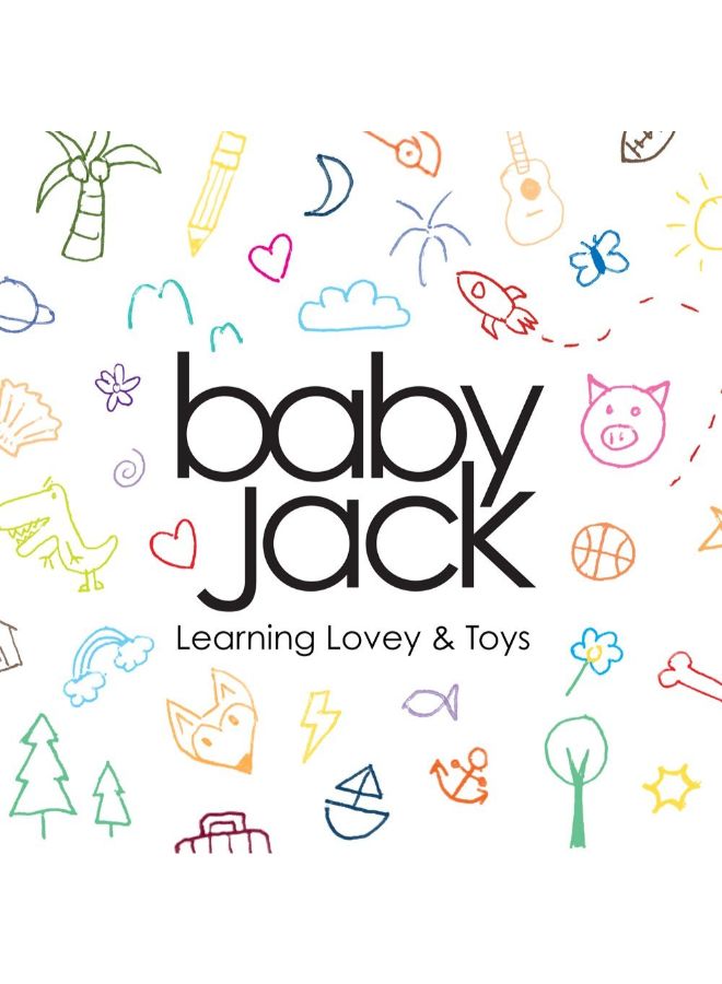 Sensory Crinkle And Teething Square Lovey Toy