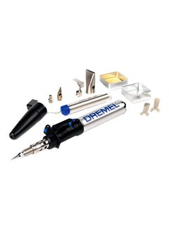 12-Piece Versatip Gas Torch Silver/Blue