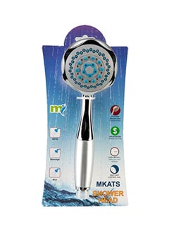 Mkats Stainless Steel Shower Head Silver 