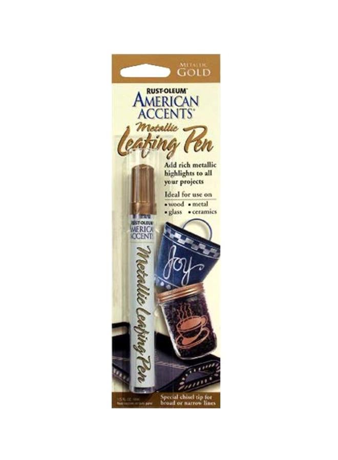 RUST-OLEUM American Accents Metallic Leafing Pen Gold 9.8ml 