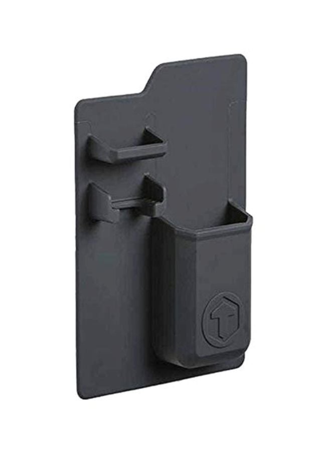 حامل فرش أسنان من السيليكون أسود