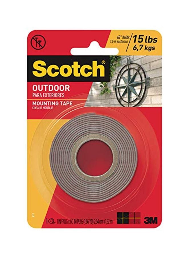 Scotch  Mounting Tape Brown 254x152meter