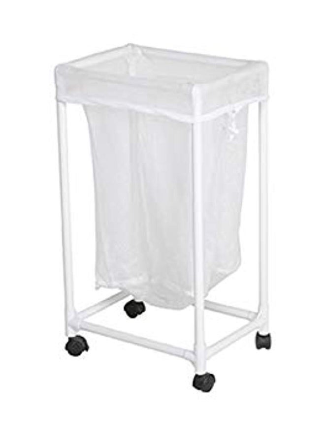 Laundry Sorter Single Bag White 40x30x70cm - Image 2