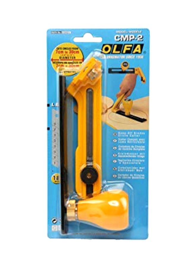 Heavy-Duty Circle Cutter Yellow 18mm