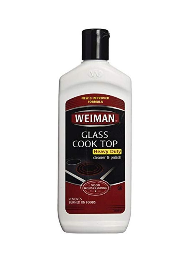 Weiman Glass Cook Top Heavy Duty Cleaner And Polish White/Black 567grams