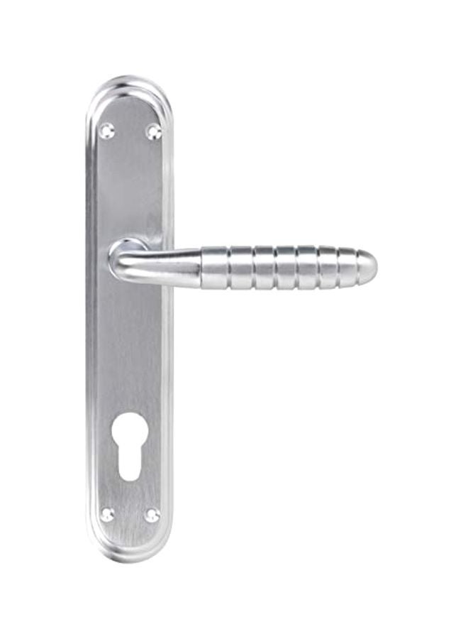 Door Handle Lock Silver Silver