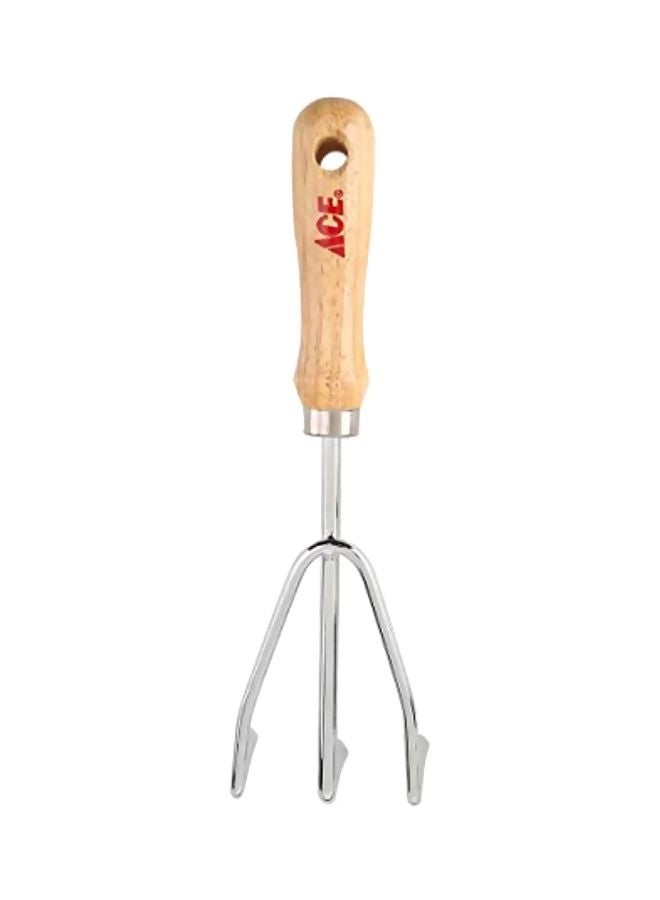 ACE Cultivator With Handle Brown/Silver 28cm