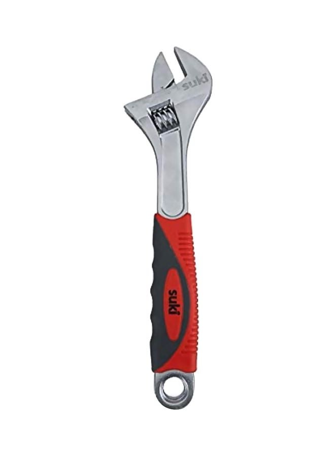 Adjustable Wrench Red/Black/Silver