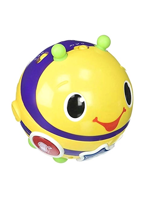 Having A Ball Roll And Chase Bumble Bee Toy