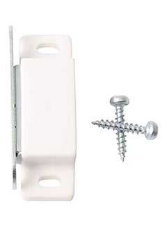 Magnetic Door Lock With Screw Set White/Silver - v1562858432/N27706836A_1