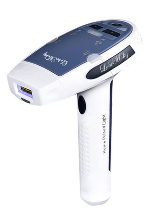 Plug-In Face And Body Permanent Hair Removal Tool Blue/White