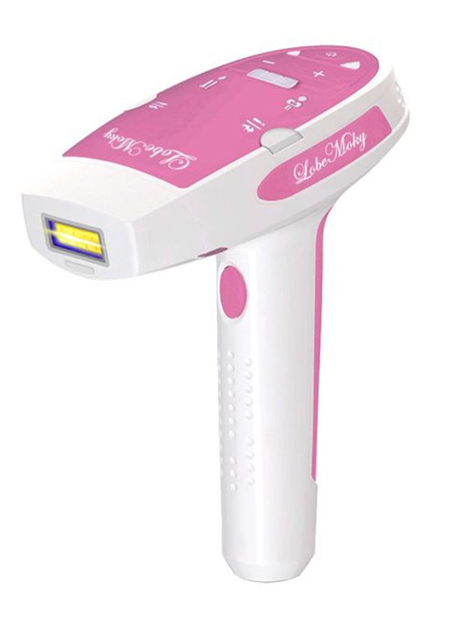 Plug-In Face And Body Permanent Hair Removal Tool Pink/White