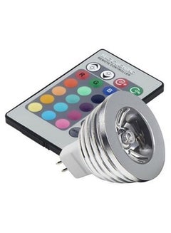 16 Color LED RGB Magic Light Bulb With IR Remote White