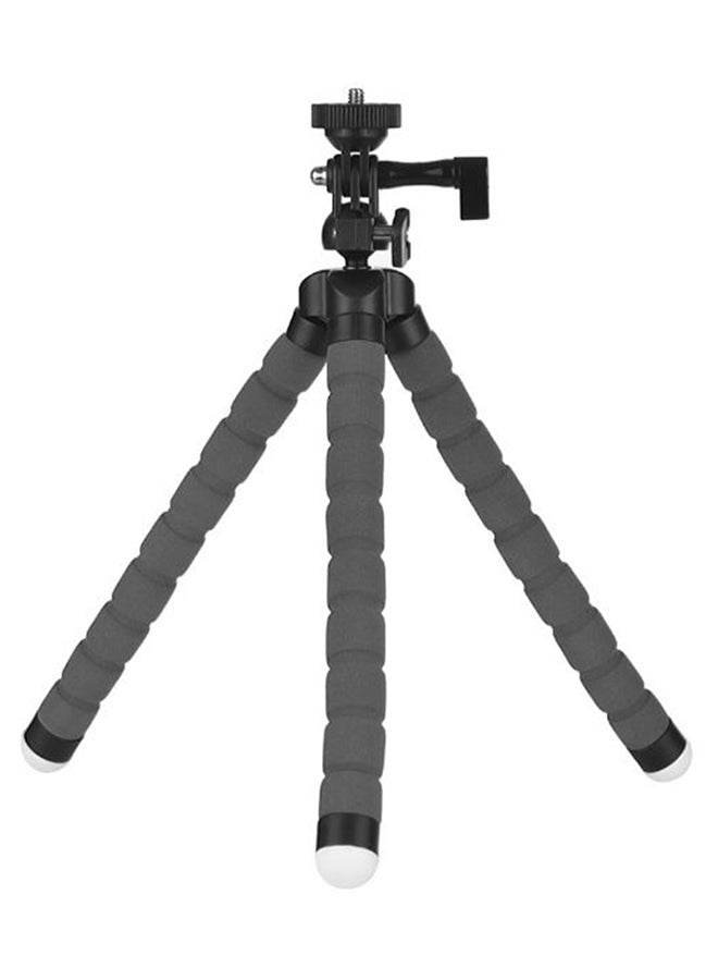 Generic Octopus Tripod Stand Holder With Smartphone Clip Black/Grey 