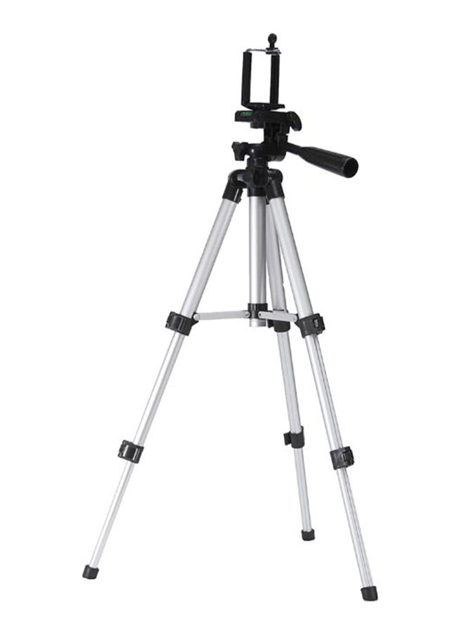 Professional Adjustable Tripod Stand Silver/Black 