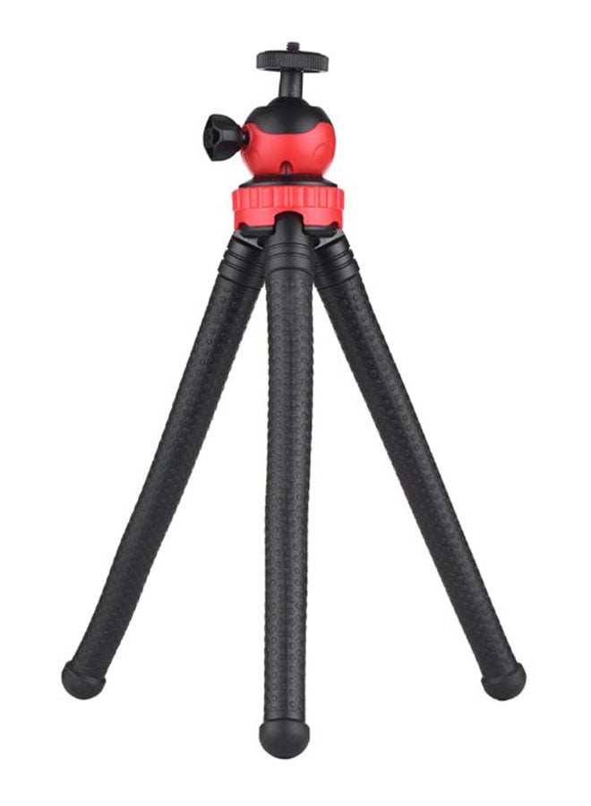 Mini Flexible Octopus Tripod Spider Stand Holder Red/Black  - Image 1