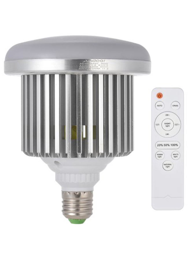 ANDOER Remote Control Studio Photo Video Light Silver/White - Image 1