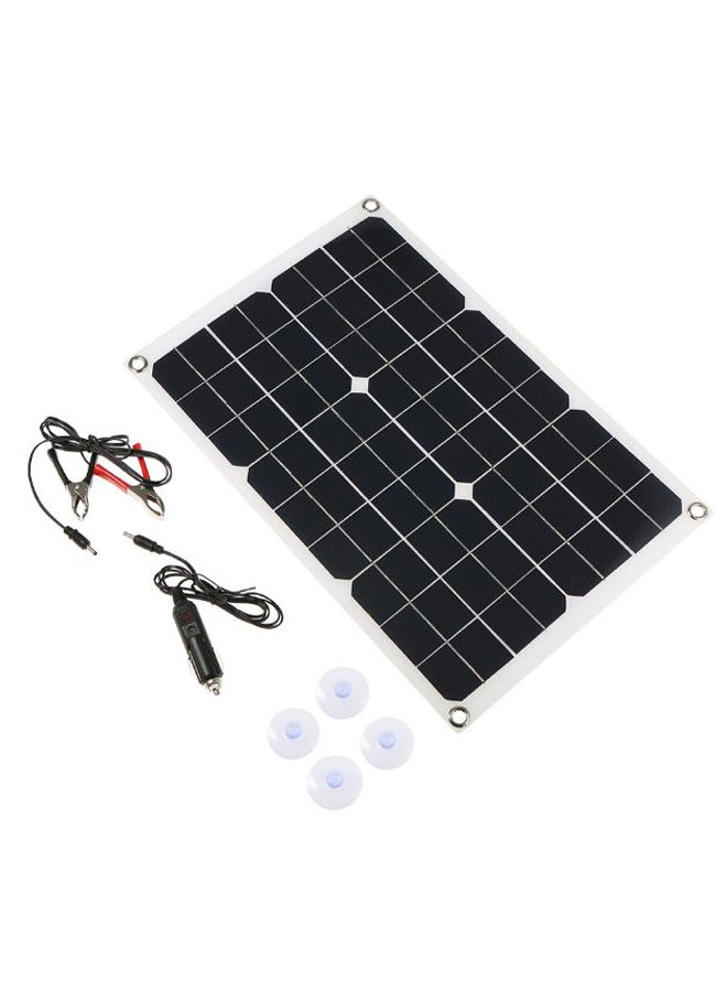 Generic Solar Power Energy Charging Panel Black 