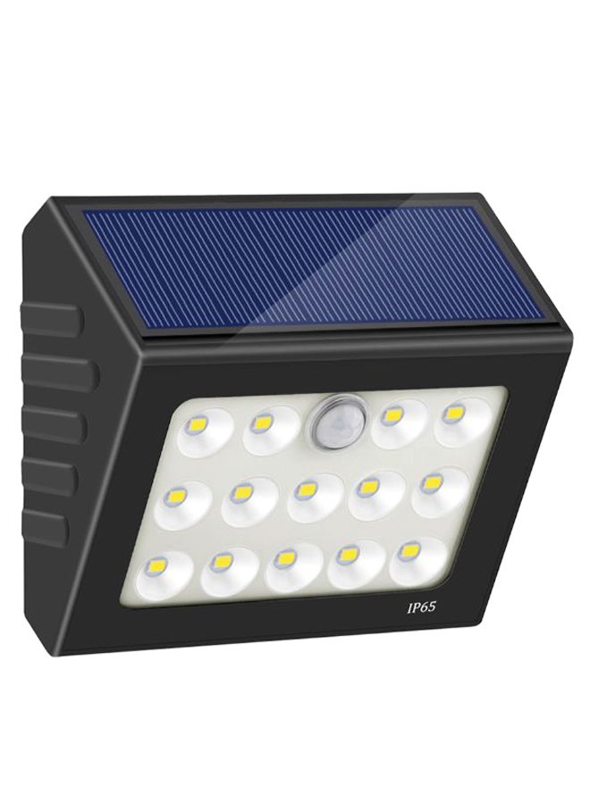 مصباح LED جداري يعمل بالطاقة الشمسية متعدد الألوان